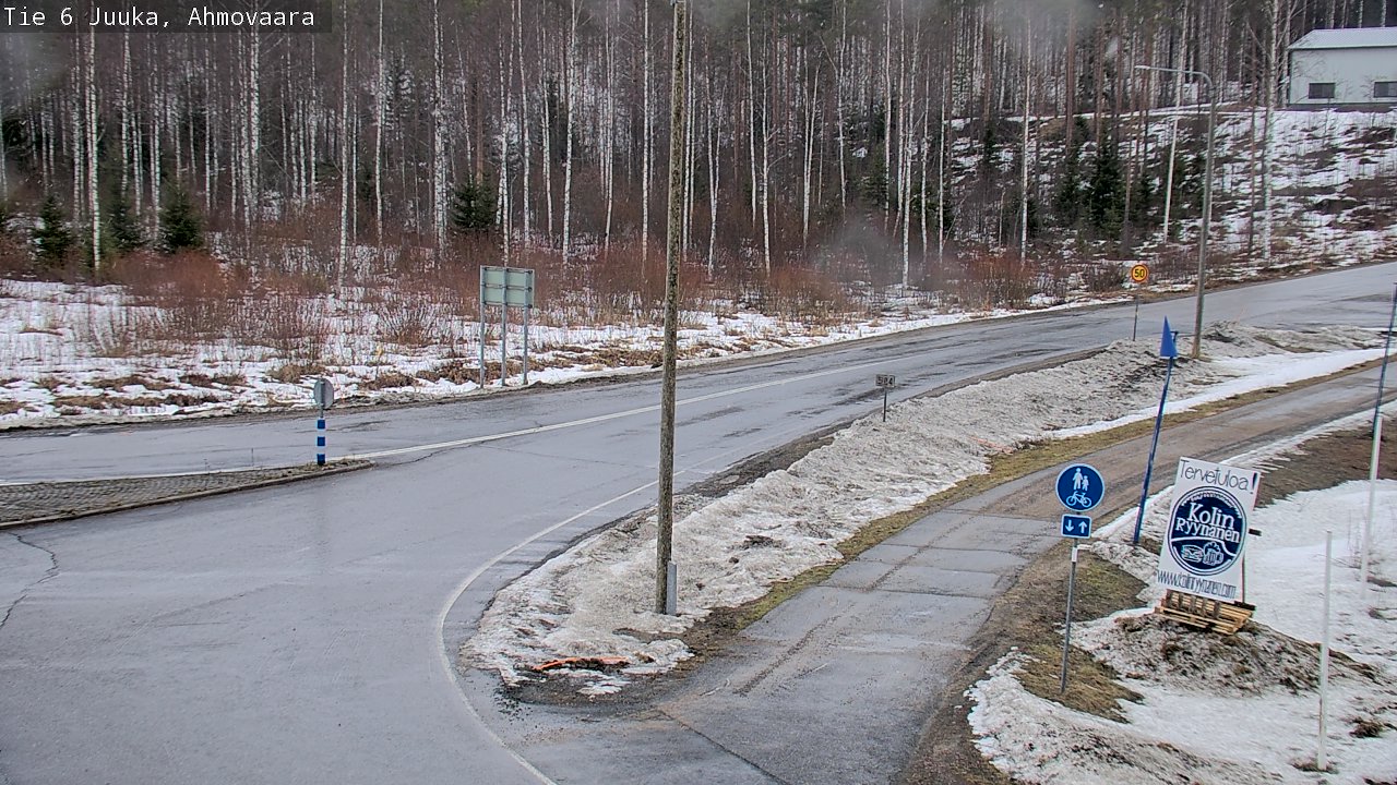 Weather Camera Image Road 6 Juuka, Ahmovaara, Juuka, Pohjois-Karjala