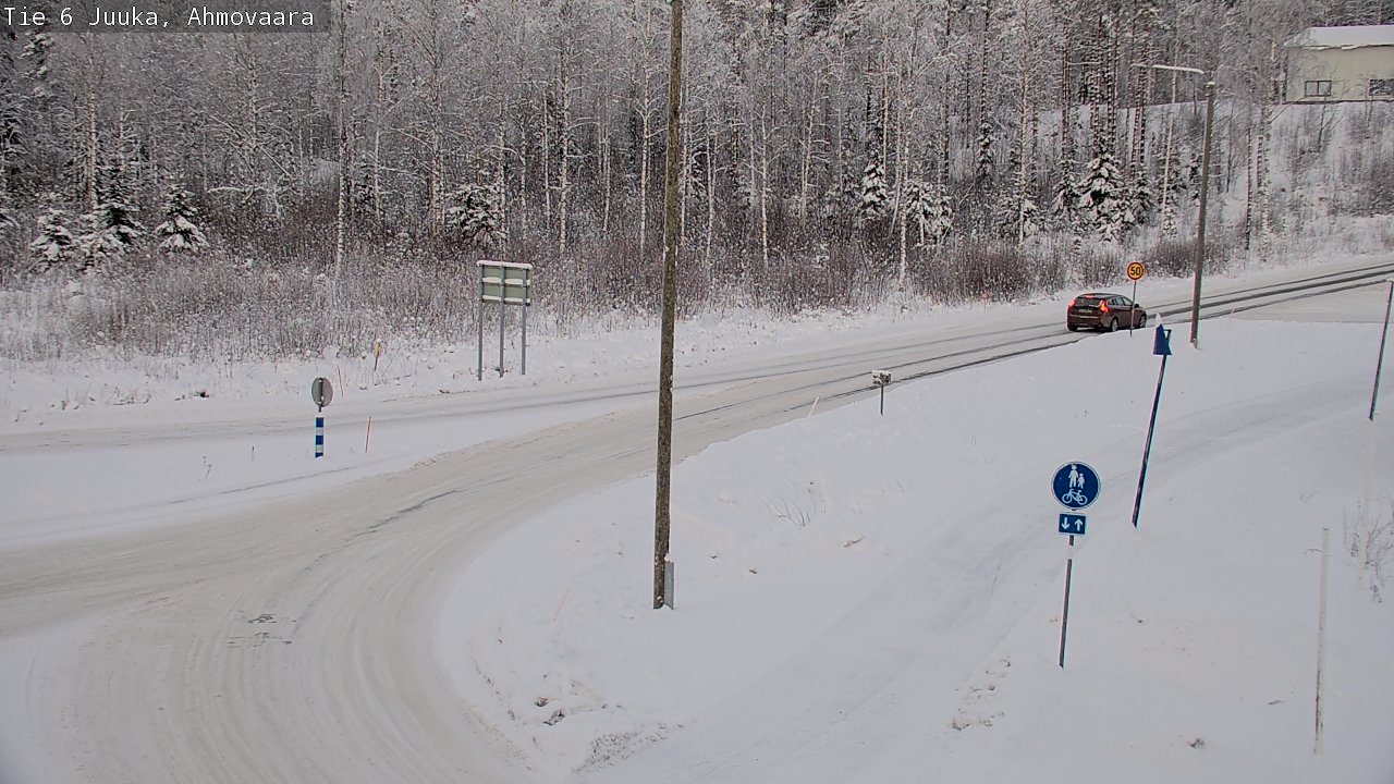Kelikamerat Kuva Tie 6 Juuka, Ahmovaara, Juuka, Pohjois-Karjala