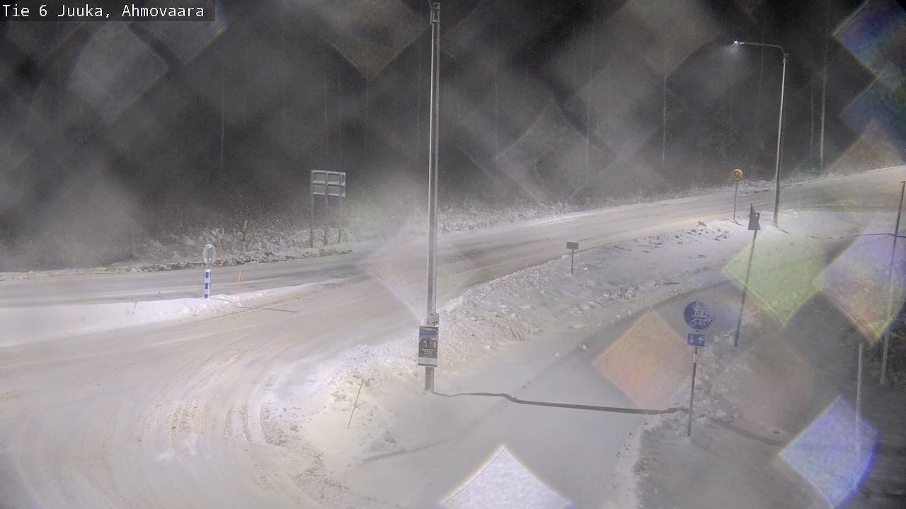 Weather Camera Image Väg 6 Juga, Ahmovaara, Juuka, Pohjois-Karjala