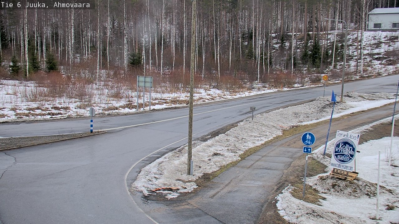 Weather Camera Image Road 6 Juuka, Ahmovaara, Juuka, Pohjois-Karjala