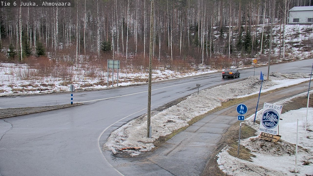 Weather Camera Image Road 6 Juuka, Ahmovaara, Juuka, Pohjois-Karjala