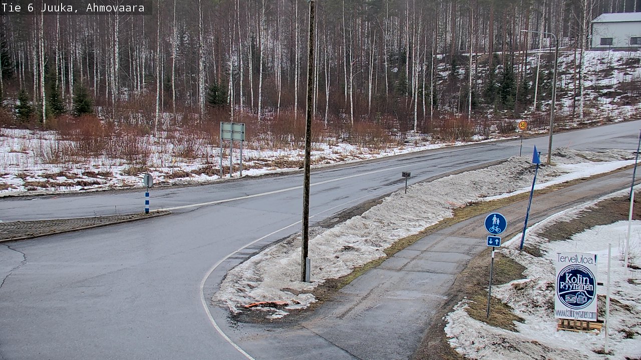 Weather Camera Image Road 6 Juuka, Ahmovaara, Juuka, Pohjois-Karjala