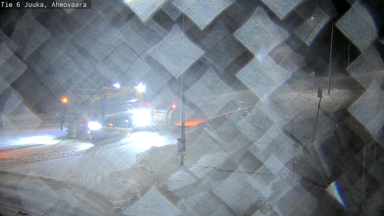 Weather Camera Image Väg 6 Juga, Ahmovaara, Juuka, Pohjois-Karjala