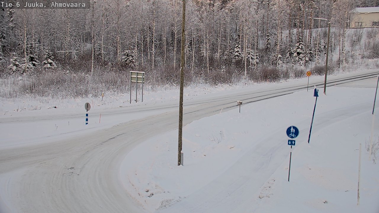 Kelikamerat Kuva Tie 6 Juuka, Ahmovaara, Juuka, Pohjois-Karjala