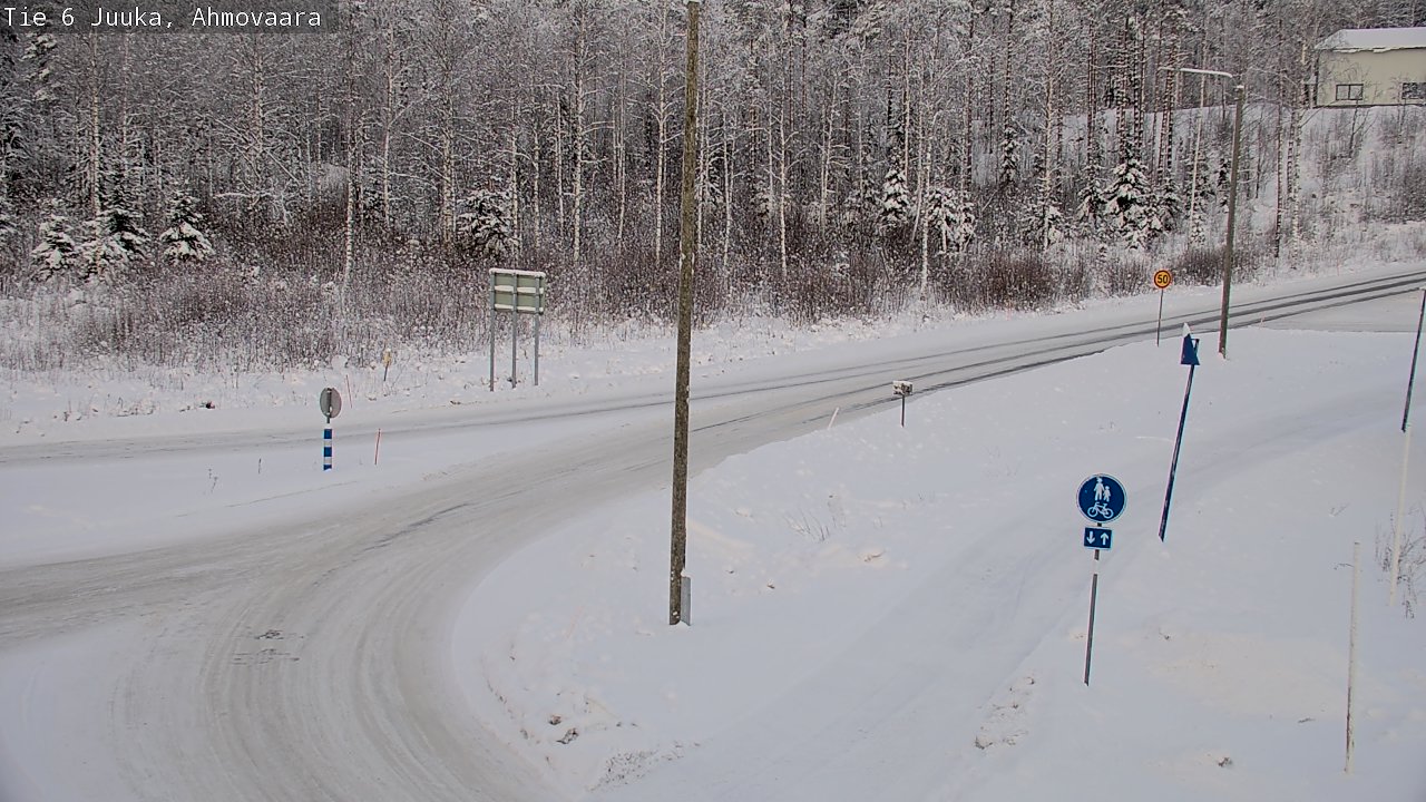 Weather Camera Image Road 6 Juuka, Ahmovaara, Juuka, Pohjois-Karjala