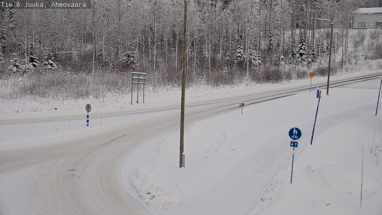 Weather Camera Image Road 6 Juuka, Ahmovaara, Juuka, Pohjois-Karjala