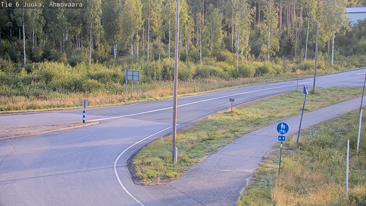 Weather Camera Image Road 6 Juuka, Ahmovaara, Juuka, Pohjois-Karjala