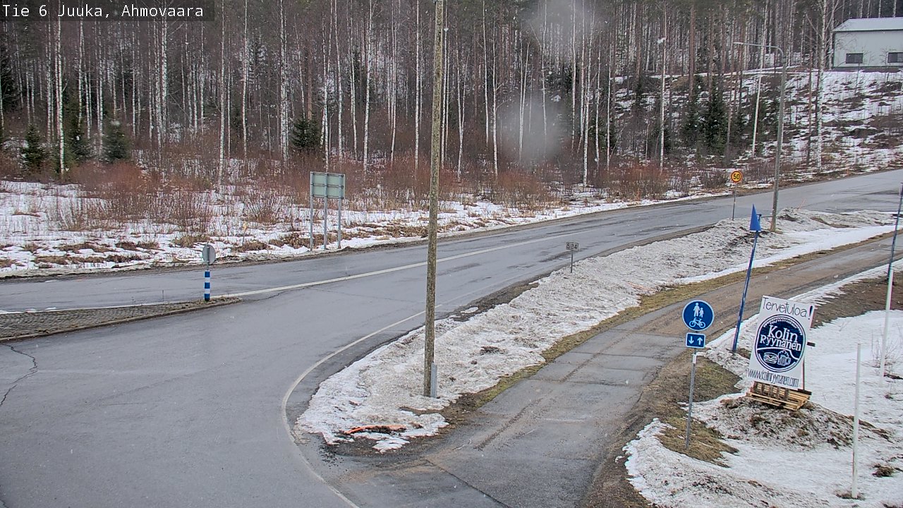 Weather Camera Image Road 6 Juuka, Ahmovaara, Juuka, Pohjois-Karjala
