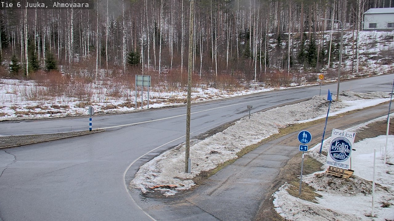 Weather Camera Image Road 6 Juuka, Ahmovaara, Juuka, Pohjois-Karjala