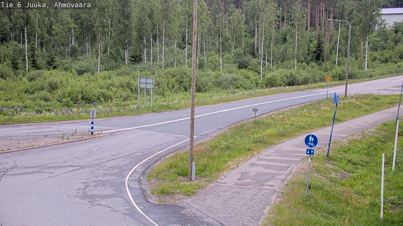 Kelikamerat Kuva Tie 6 Juuka, Ahmovaara, Juuka, Pohjois-Karjala