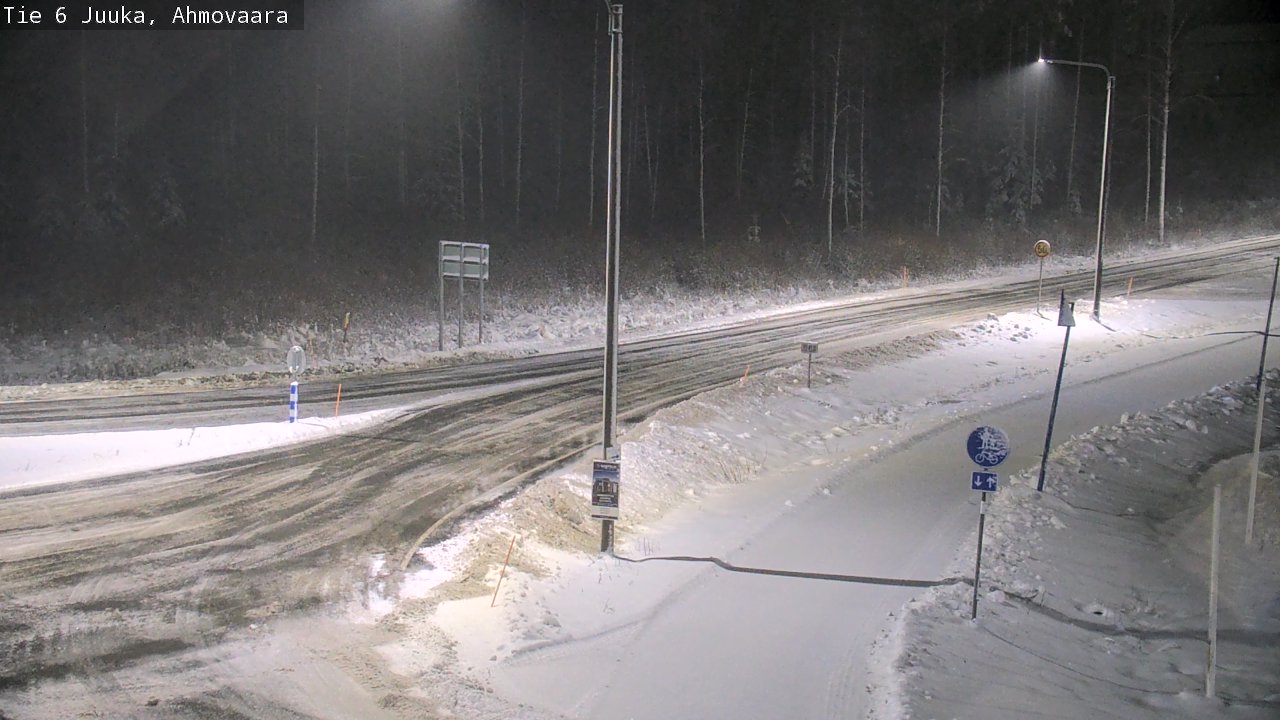 Weather Camera Image Väg 6 Juga, Ahmovaara, Juuka, Pohjois-Karjala