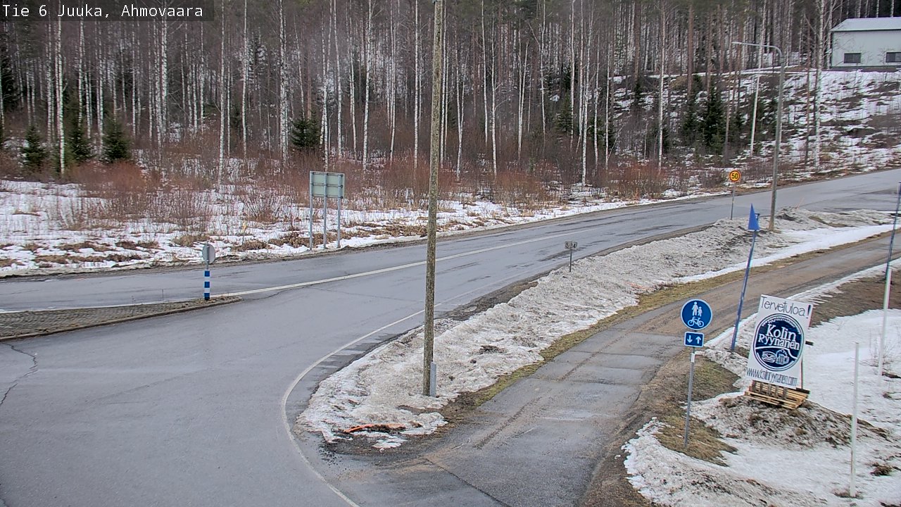 Weather Camera Image Road 6 Juuka, Ahmovaara, Juuka, Pohjois-Karjala