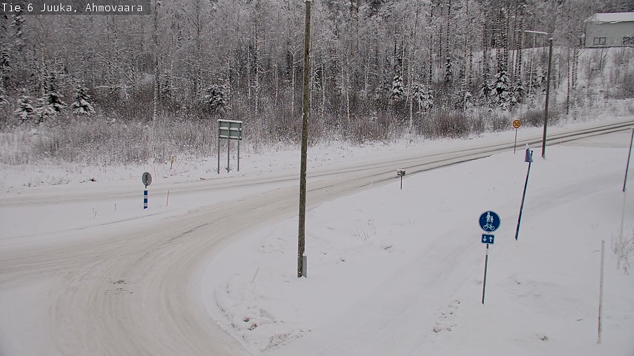 Kelikamerat Kuva Tie 6 Juuka, Ahmovaara, Juuka, Pohjois-Karjala
