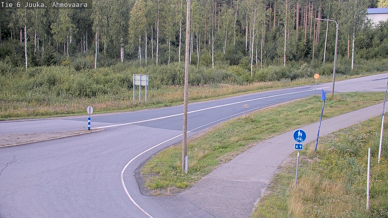 Kelikamerat Kuva Tie 6 Juuka, Ahmovaara, Juuka, Pohjois-Karjala