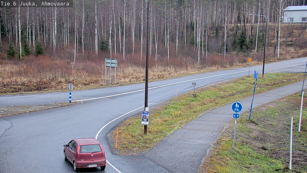 Kelikamerat Kuva Tie 6 Juuka, Ahmovaara, Juuka, Pohjois-Karjala