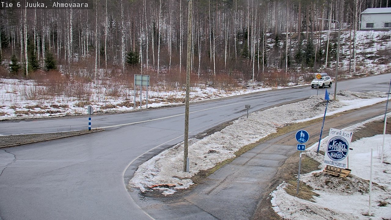 Weather Camera Image Road 6 Juuka, Ahmovaara, Juuka, Pohjois-Karjala