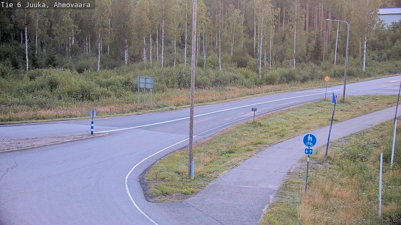 Kelikamerat Kuva Tie 6 Juuka, Ahmovaara, Juuka, Pohjois-Karjala