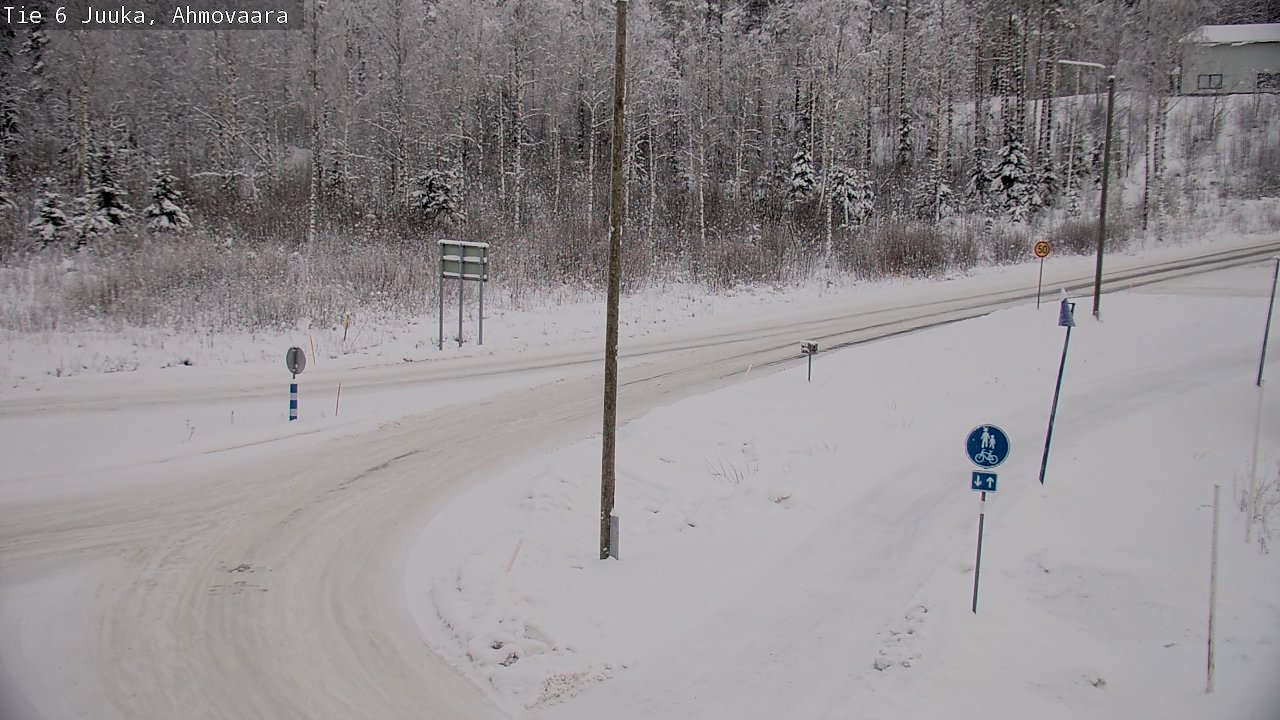 Kelikamerat Kuva Tie 6 Juuka, Ahmovaara, Juuka, Pohjois-Karjala