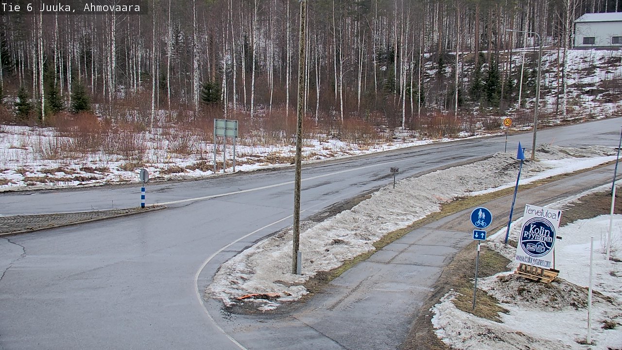 Weather Camera Image Road 6 Juuka, Ahmovaara, Juuka, Pohjois-Karjala