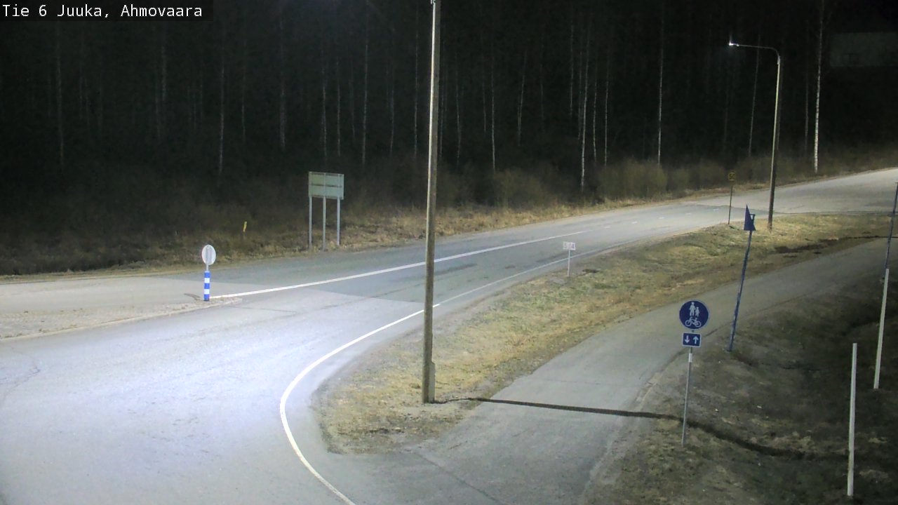 Weather Camera Image Väg 6 Juga, Ahmovaara, Juuka, Pohjois-Karjala
