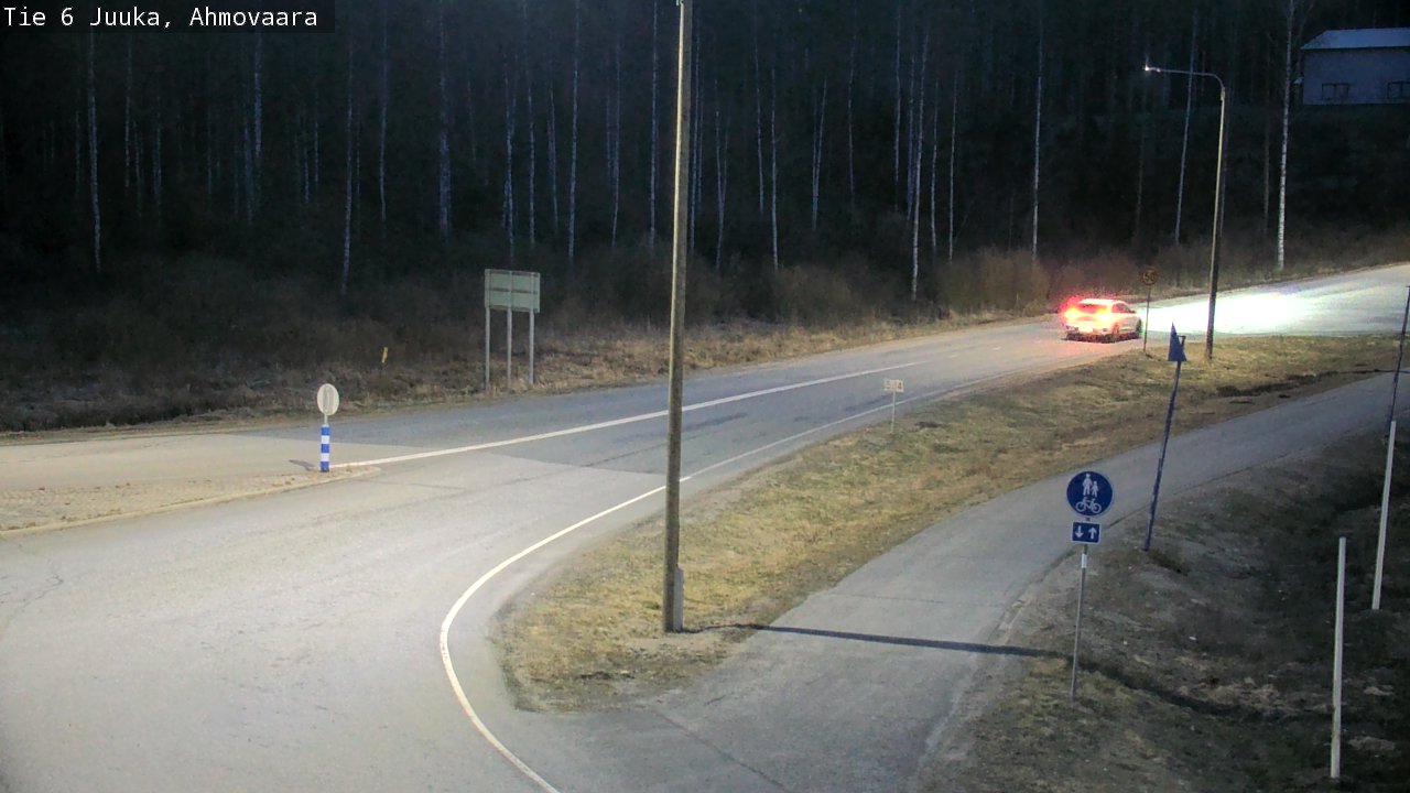 Weather Camera Image Väg 6 Juga, Ahmovaara, Juuka, Pohjois-Karjala