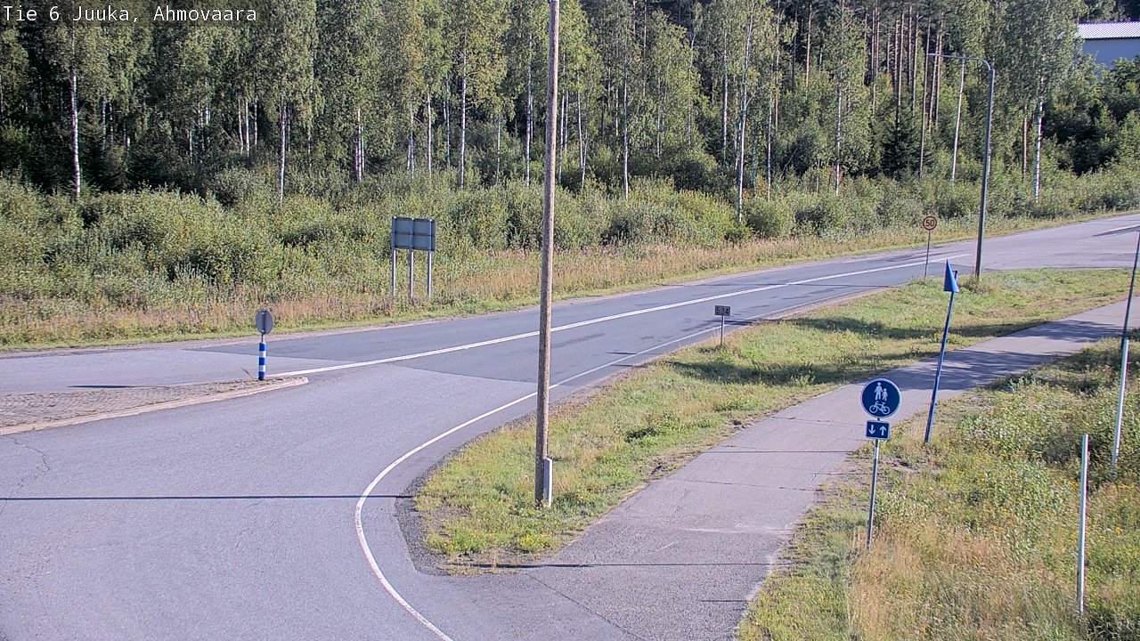 Weather Camera Image Road 6 Juuka, Ahmovaara, Juuka, Pohjois-Karjala