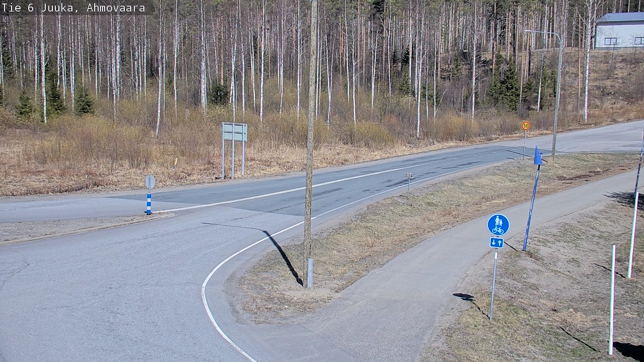 Weather Camera Image Road 6 Juuka, Ahmovaara, Juuka, Pohjois-Karjala