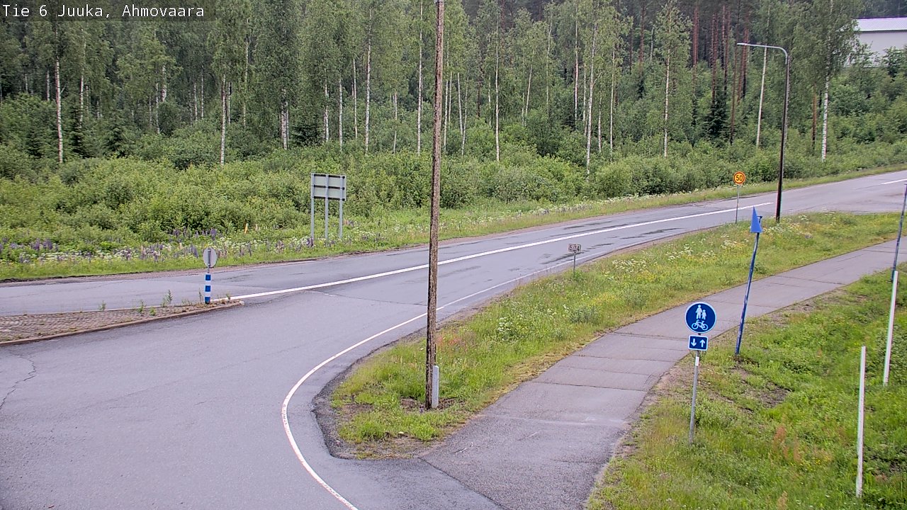Weather Camera Image Road 6 Juuka, Ahmovaara, Juuka, Pohjois-Karjala