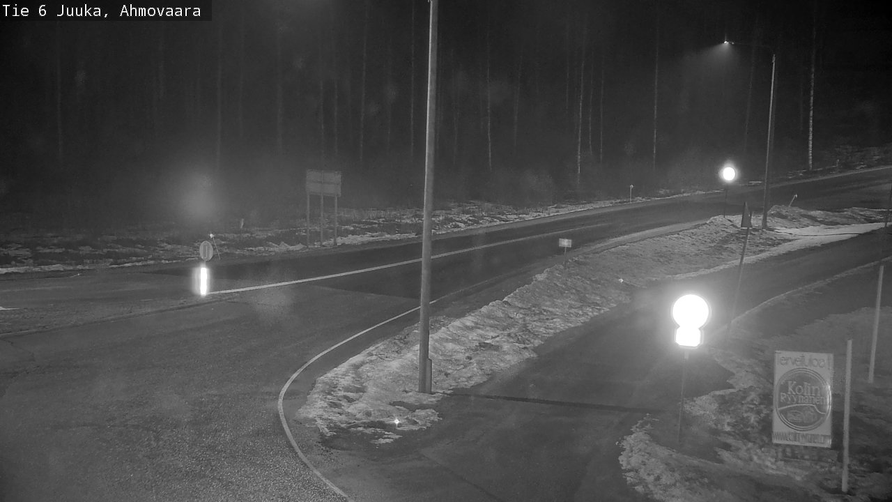 Weather Camera Image Road 6 Juuka, Ahmovaara, Juuka, Pohjois-Karjala