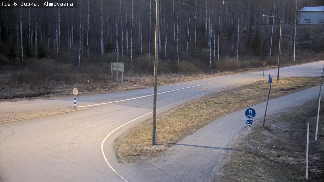 Weather Camera Image Väg 6 Juga, Ahmovaara, Juuka, Pohjois-Karjala