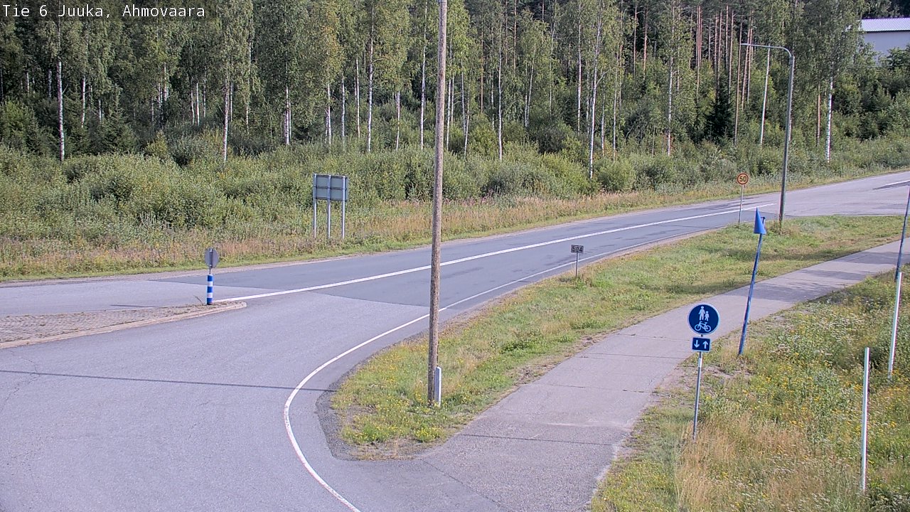 Weather Camera Image Road 6 Juuka, Ahmovaara, Juuka, Pohjois-Karjala