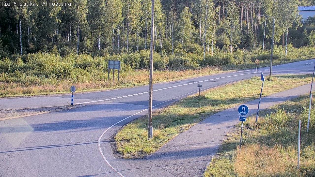 Weather Camera Image Road 6 Juuka, Ahmovaara, Juuka, Pohjois-Karjala