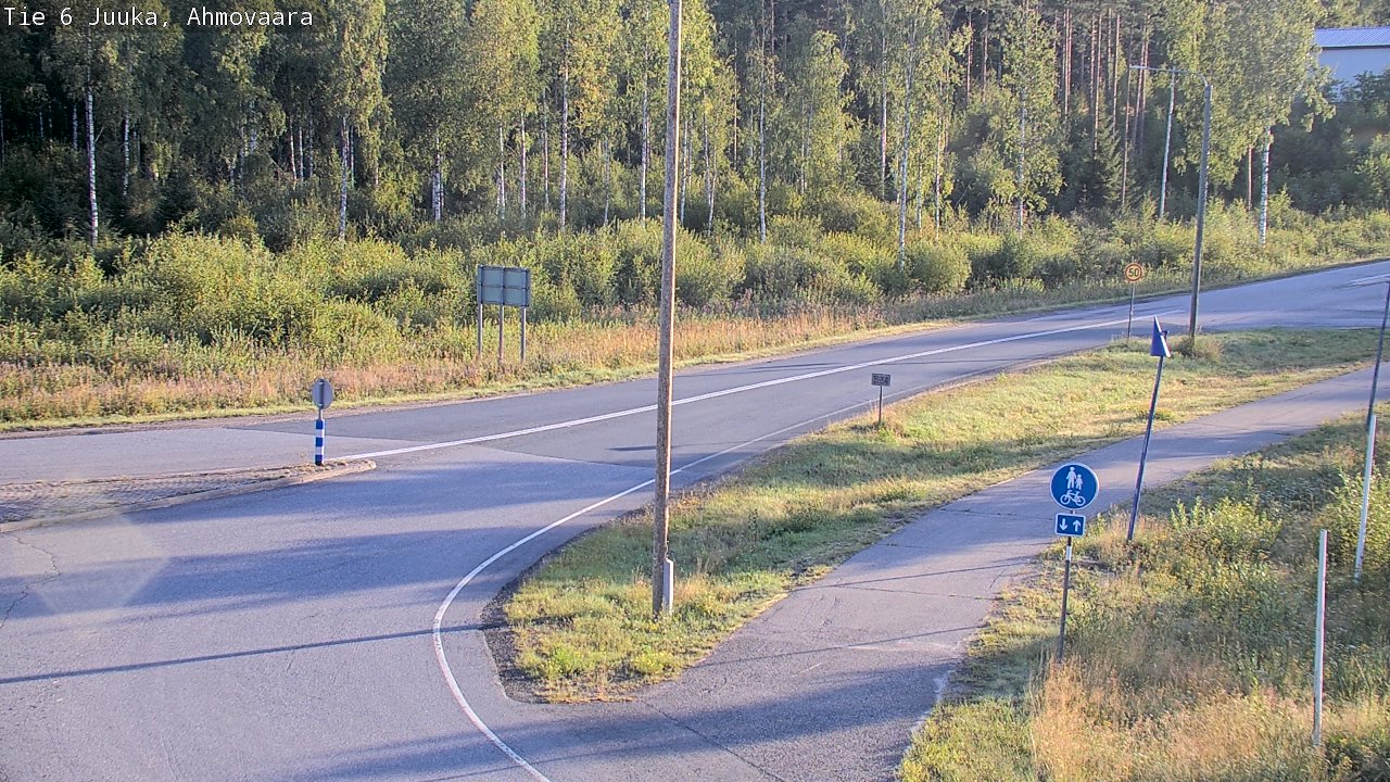 Weather Camera Image Road 6 Juuka, Ahmovaara, Juuka, Pohjois-Karjala