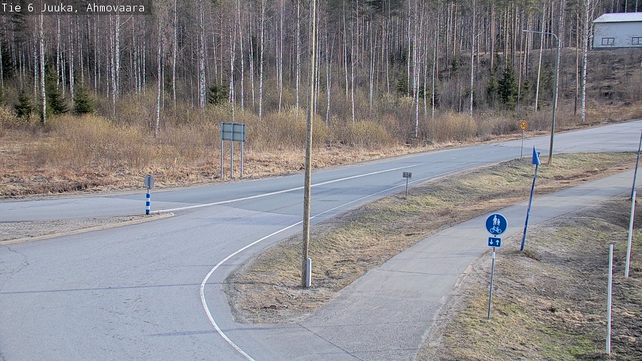 Weather Camera Image Road 6 Juuka, Ahmovaara, Juuka, Pohjois-Karjala