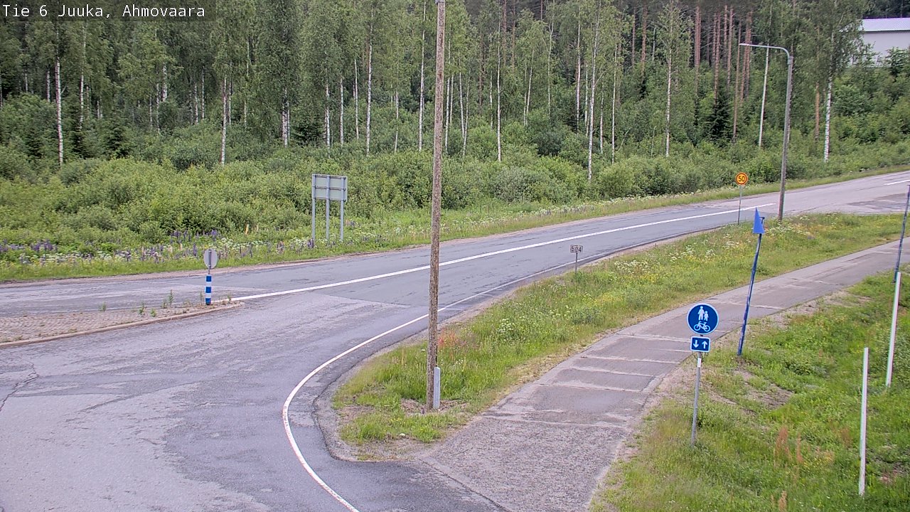 Kelikamerat Kuva Tie 6 Juuka, Ahmovaara, Juuka, Pohjois-Karjala