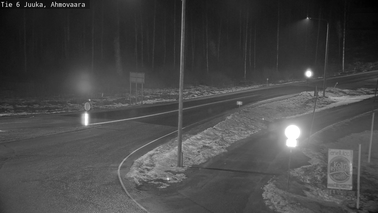 Weather Camera Image Road 6 Juuka, Ahmovaara, Juuka, Pohjois-Karjala