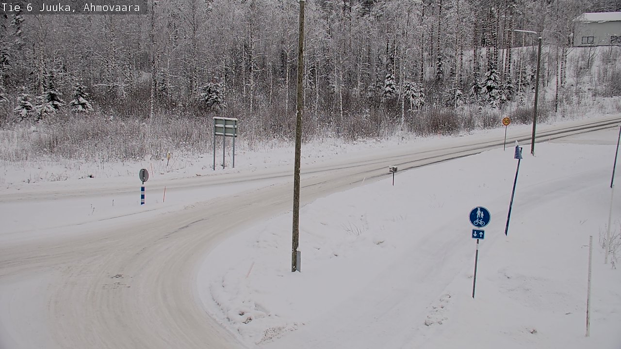 Weather Camera Image Road 6 Juuka, Ahmovaara, Juuka, Pohjois-Karjala