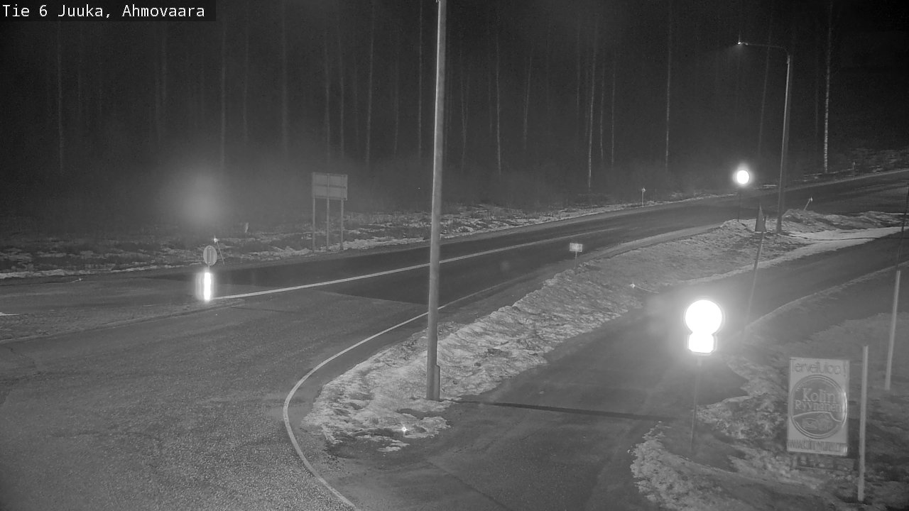 Weather Camera Image Road 6 Juuka, Ahmovaara, Juuka, Pohjois-Karjala