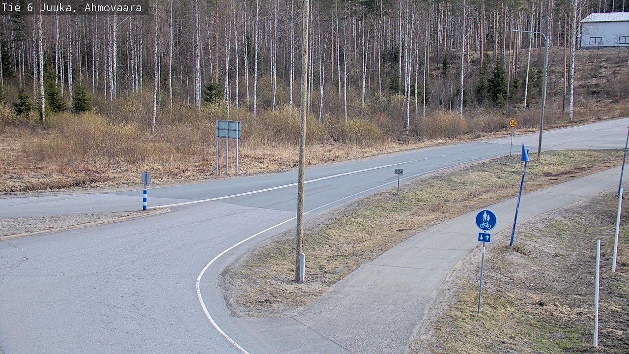 Weather Camera Image Road 6 Juuka, Ahmovaara, Juuka, Pohjois-Karjala