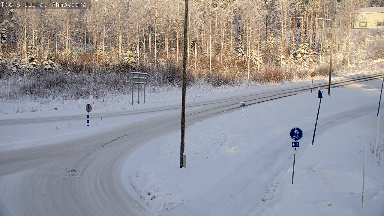 Kelikamerat Kuva Tie 6 Juuka, Ahmovaara, Juuka, Pohjois-Karjala