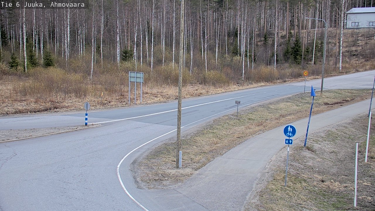 Weather Camera Image Road 6 Juuka, Ahmovaara, Juuka, Pohjois-Karjala