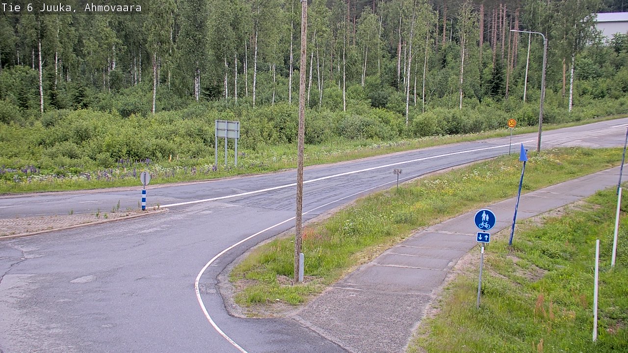 Kelikamerat Kuva Tie 6 Juuka, Ahmovaara, Juuka, Pohjois-Karjala