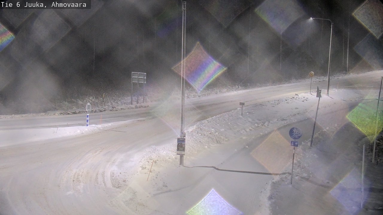 Weather Camera Image Väg 6 Juga, Ahmovaara, Juuka, Pohjois-Karjala