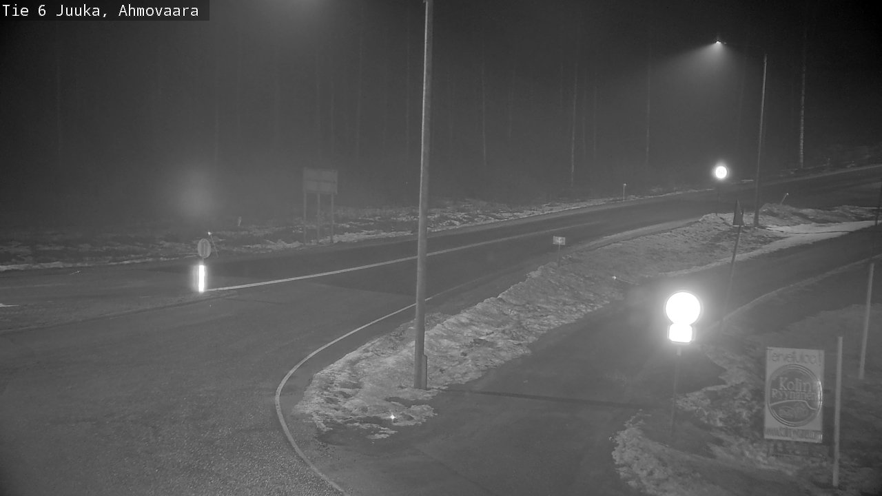 Weather Camera Image Road 6 Juuka, Ahmovaara, Juuka, Pohjois-Karjala