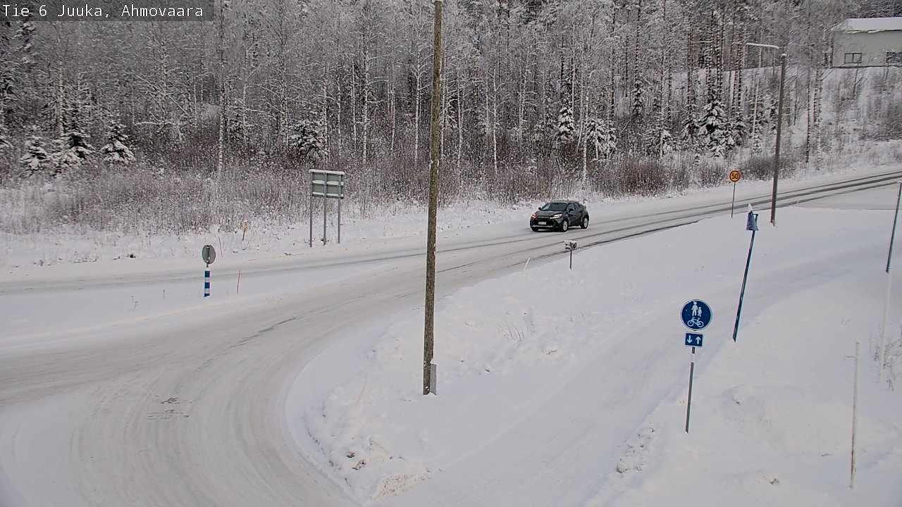Weather Camera Image Road 6 Juuka, Ahmovaara, Juuka, Pohjois-Karjala