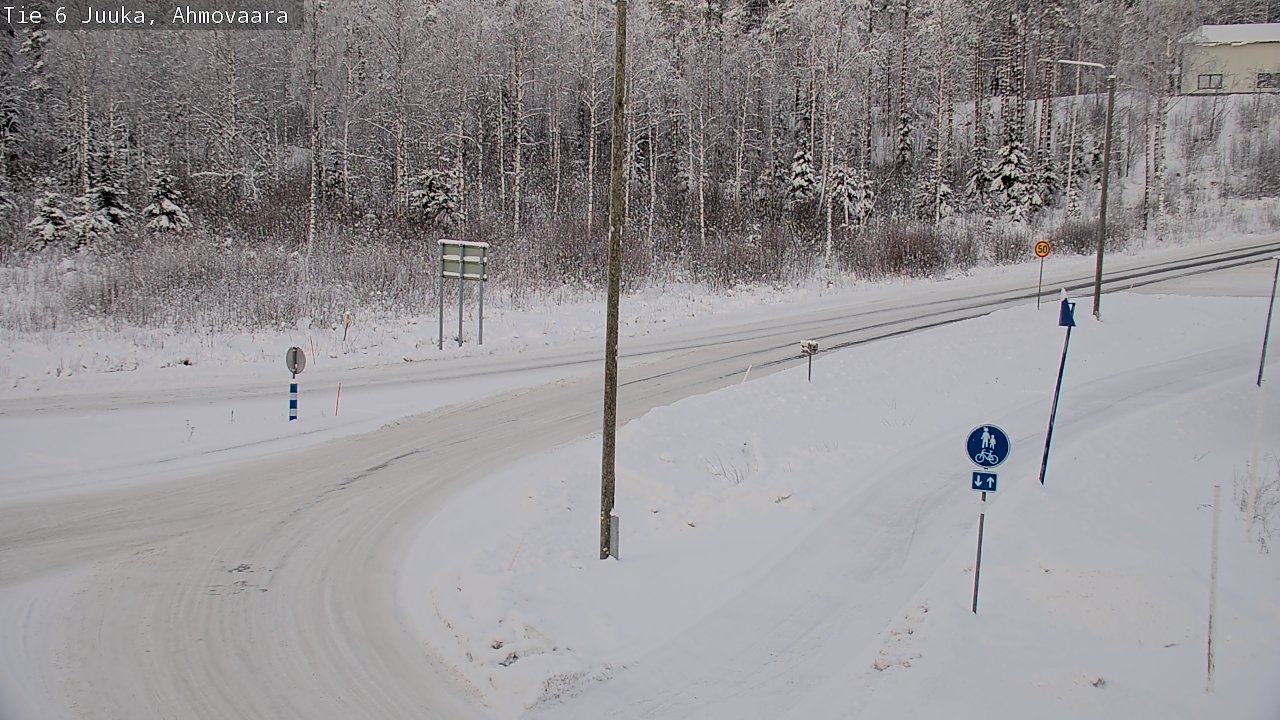Kelikamerat Kuva Tie 6 Juuka, Ahmovaara, Juuka, Pohjois-Karjala