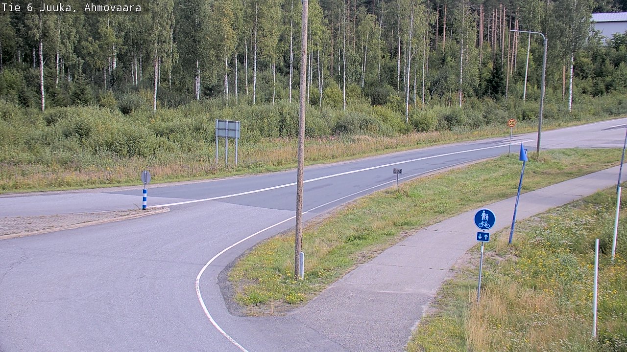 Weather Camera Image Road 6 Juuka, Ahmovaara, Juuka, Pohjois-Karjala