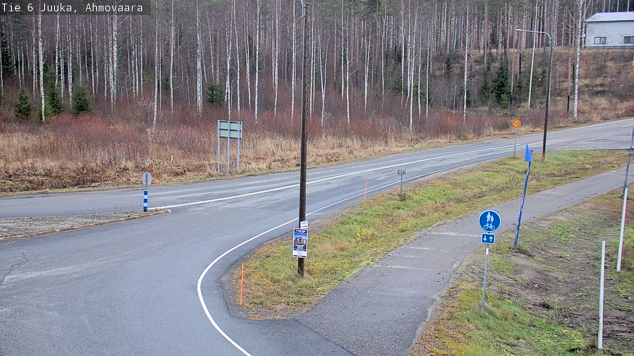 Weather Camera Image Road 6 Juuka, Ahmovaara, Juuka, Pohjois-Karjala