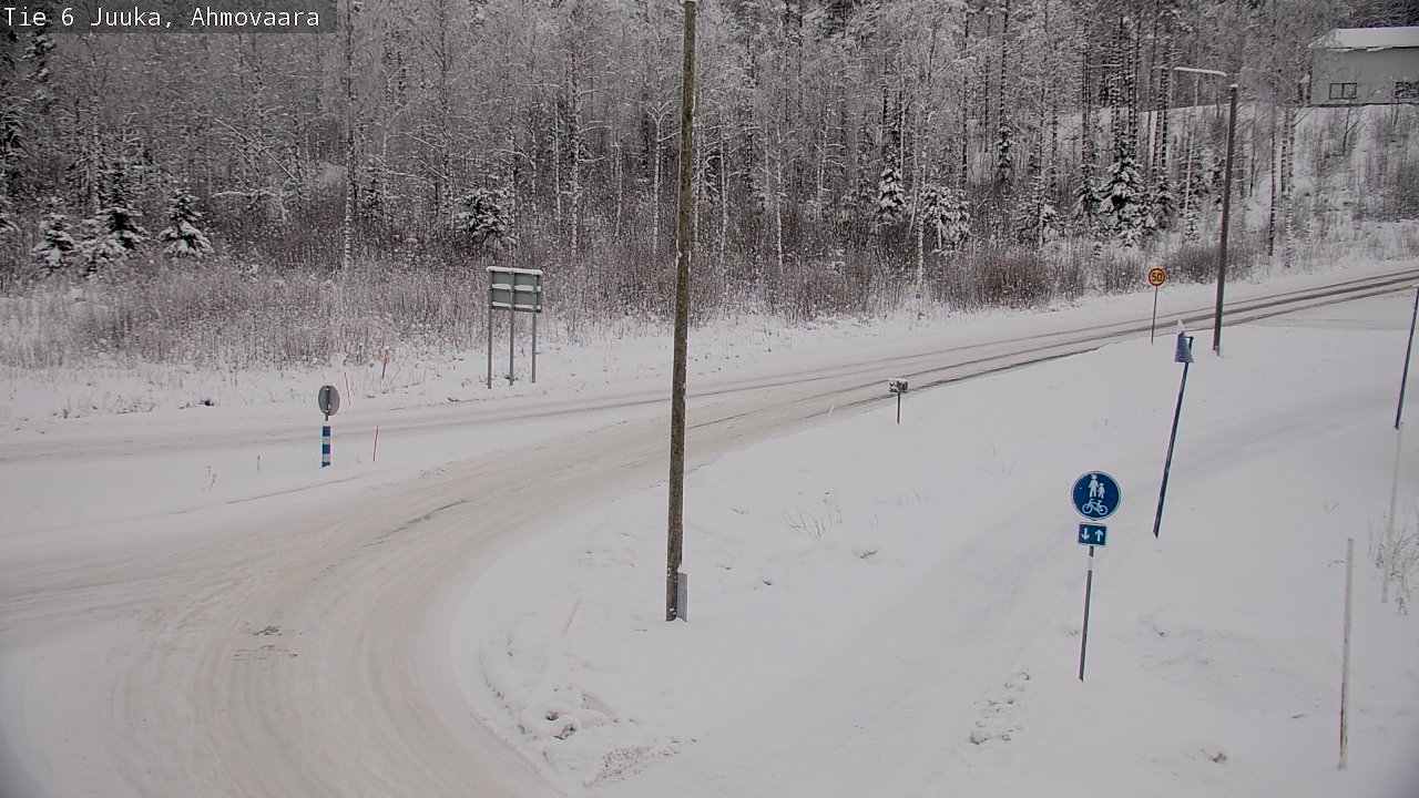 Kelikamerat Kuva Tie 6 Juuka, Ahmovaara, Juuka, Pohjois-Karjala