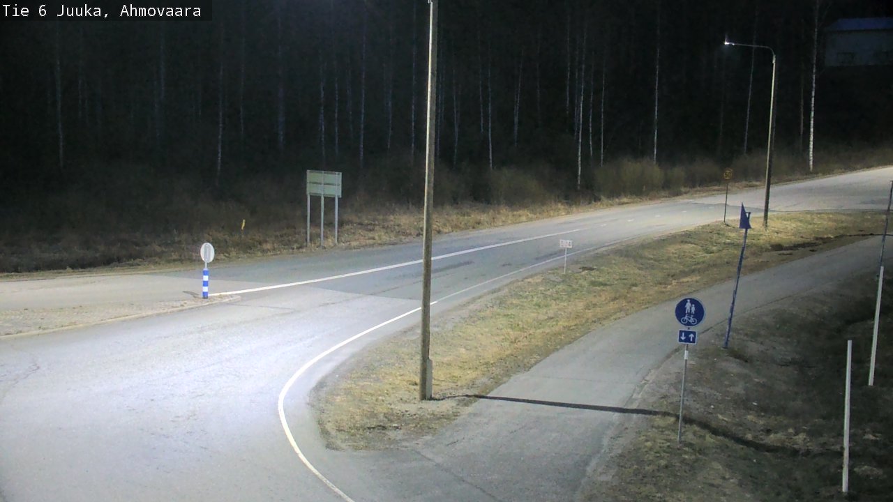 Weather Camera Image Väg 6 Juga, Ahmovaara, Juuka, Pohjois-Karjala